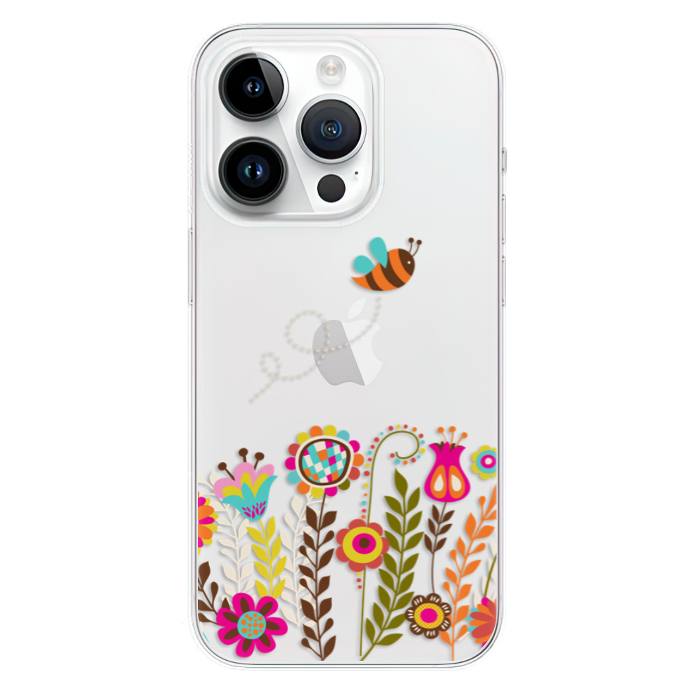 Silikonové odolné pouzdro iSaprio Bee 01 na mobil Apple iPhone 15 Pro (Odolný silikonový kryt, obal, pouzdro iSaprio Bee 01 na mobilní telefon Apple iPhone 15 Pro)