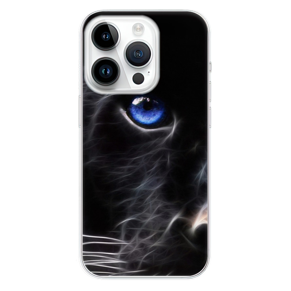 Silikonové odolné pouzdro iSaprio Black Puma na mobil Apple iPhone 15 Pro (Odolný silikonový kryt, obal, pouzdro iSaprio Black Puma na mobilní telefon Apple iPhone 15 Pro)