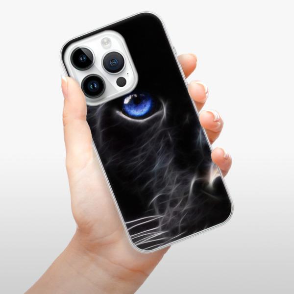 Silikonové pouzdro iSaprio - Apple iPhone 15 Pro - Black Puma