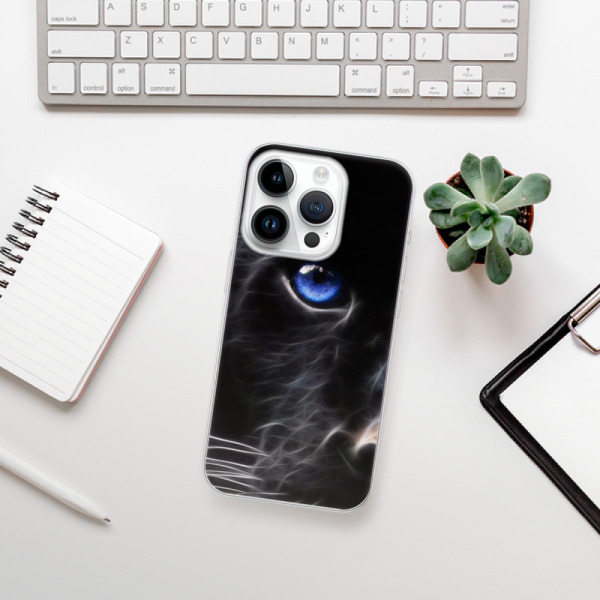 Silikonové pouzdro iSaprio - Apple iPhone 15 Pro - Black Puma