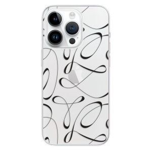 Silikonové pouzdro iSaprio - Apple iPhone 15 Pro - Fancy black
