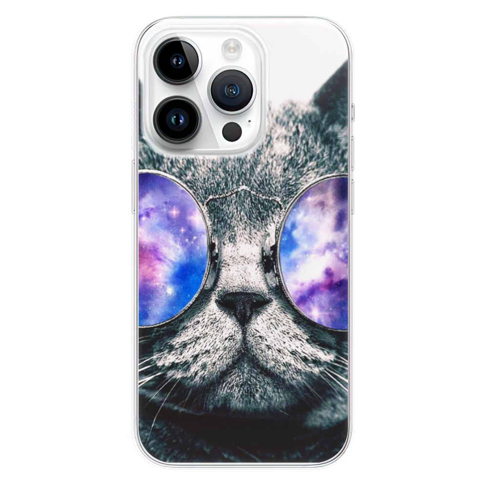 Silikonové odolné pouzdro iSaprio Galaxy Cat na mobil Apple iPhone 15 Pro (Odolný silikonový kryt, obal, pouzdro iSaprio Galaxy Cat na mobilní telefon Apple iPhone 15 Pro)
