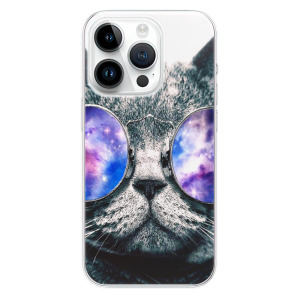 Silikonové pouzdro iSaprio - Apple iPhone 15 Pro - Galaxy Cat