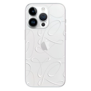 Silikonové pouzdro iSaprio - Apple iPhone 15 Pro - Fancy white