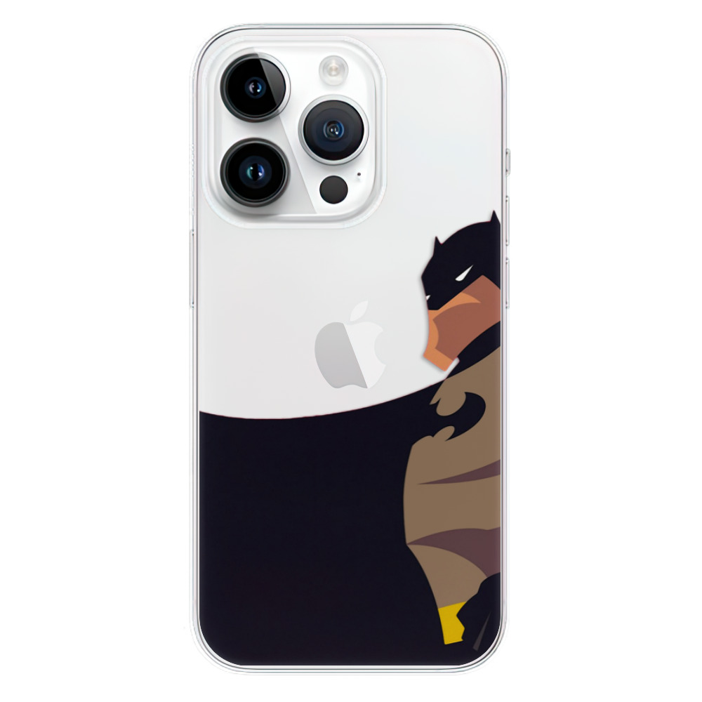 Silikonové odolné pouzdro iSaprio BaT Comics na mobil Apple iPhone 15 Pro (Odolný silikonový kryt, obal, pouzdro iSaprio BaT Comics na mobilní telefon Apple iPhone 15 Pro)