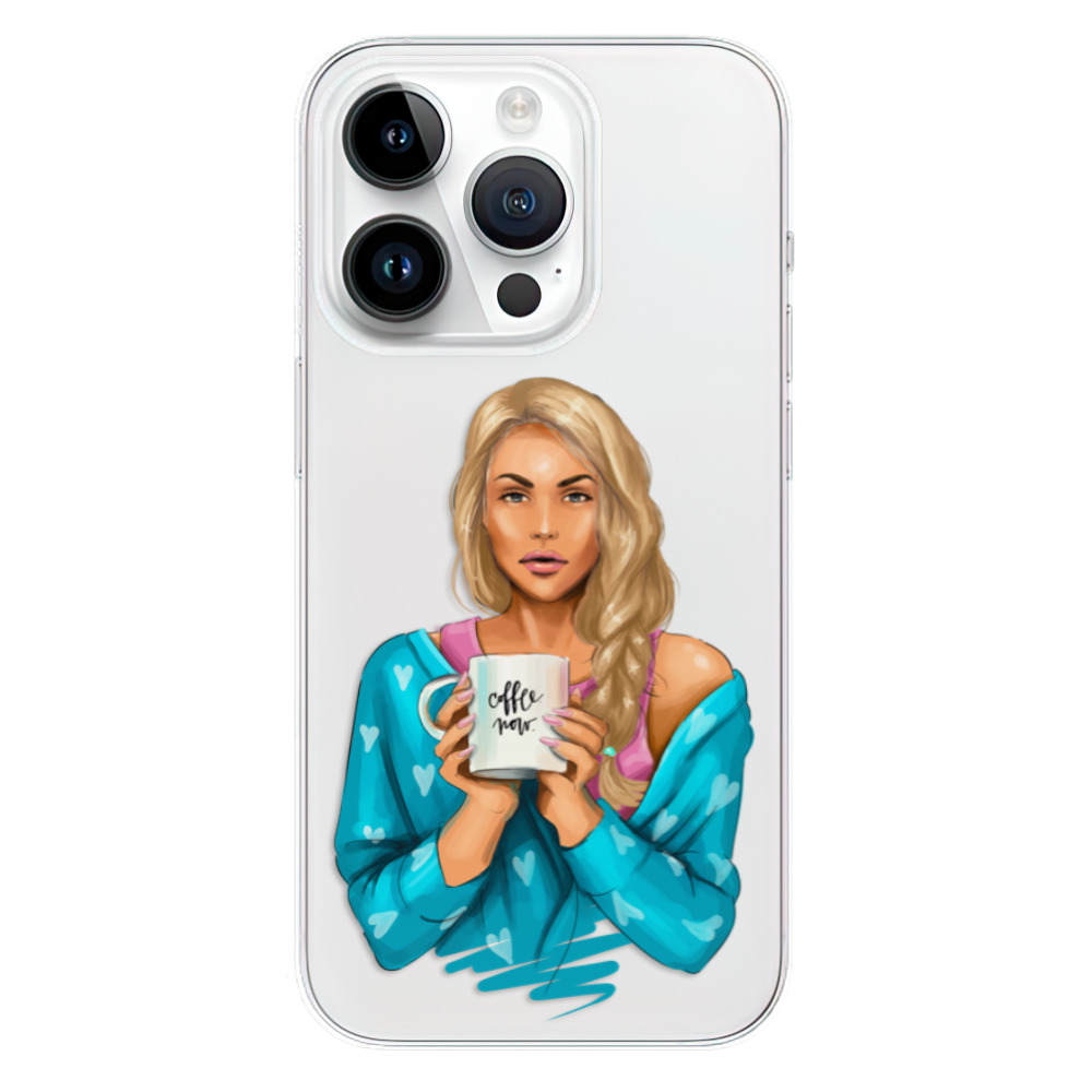 Odolné silikonové pouzdro iSaprio - Coffe Now - Blond - iPhone 15 Pro