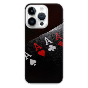 Silikonové pouzdro iSaprio - Apple iPhone 15 Pro - Poker