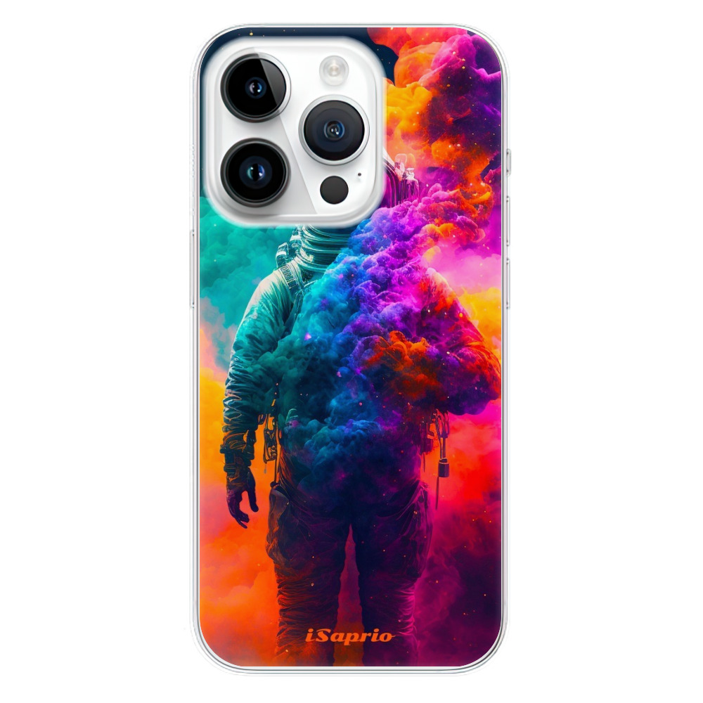 Silikonové odolné pouzdro iSaprio Astronaut in Colors na mobil Apple iPhone 15 Pro (Odolný silikonový kryt, obal, pouzdro iSaprio Astronaut in Colors na mobilní telefon Apple iPhone 15 Pro)