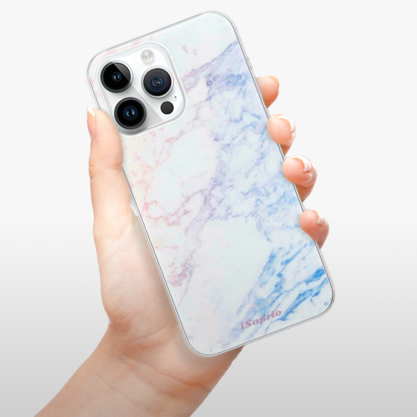 Silikonové pouzdro iSaprio - Apple iPhone 15 Pro Max - Raibow Marble 10
