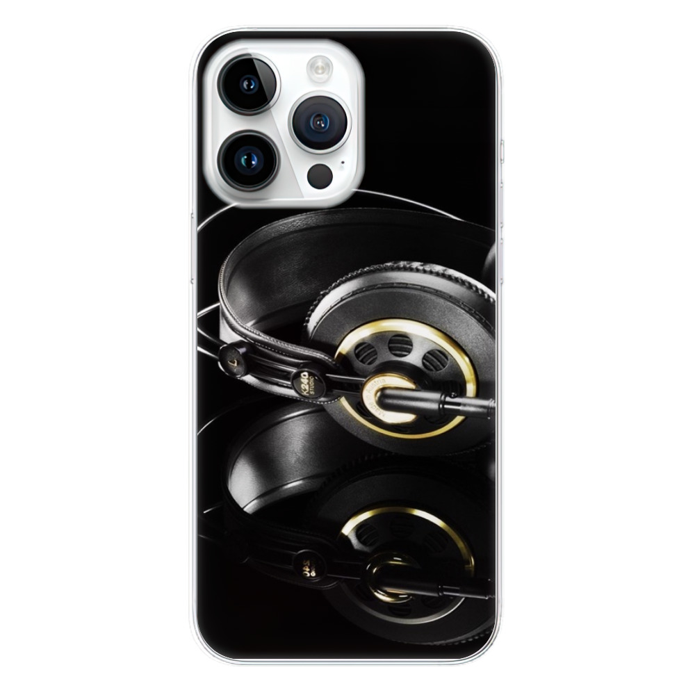Odolné silikonové pouzdro iSaprio - Headphones 02 - iPhone 15 Pro Max