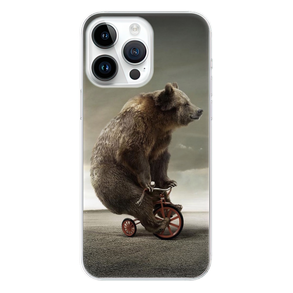 Silikonové odolné pouzdro iSaprio Bear 01 na mobil Apple iPhone 15 Pro Max (Odolný silikonový kryt, obal, pouzdro iSaprio Bear 01 na mobilní telefon Apple iPhone 15 Pro Max)