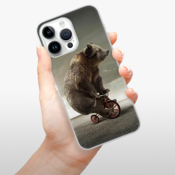 Silikonové pouzdro iSaprio - Apple iPhone 15 Pro Max - Bear 01