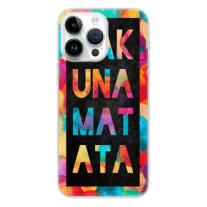 Silikonové pouzdro iSaprio - Apple iPhone 15 Pro Max - Hakuna Matata 01