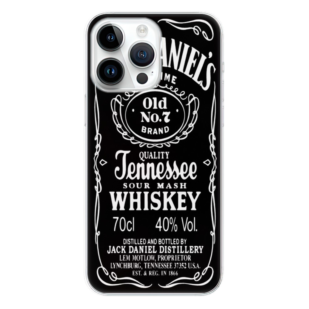Odolné silikonové pouzdro iSaprio - Jack Daniels - iPhone 15 Pro Max