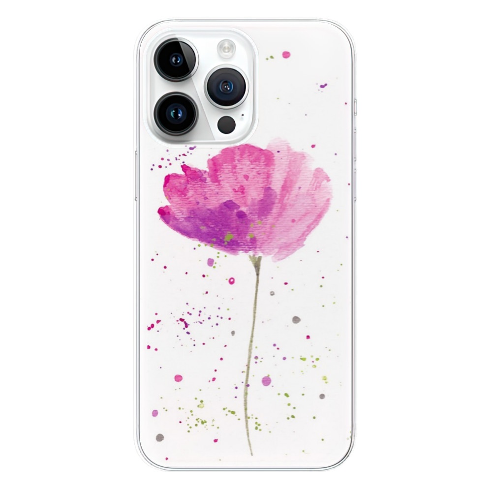 Silikonové odolné pouzdro iSaprio Poppies na mobil Apple iPhone 15 Pro Max (Odolný silikonový kryt, obal, pouzdro iSaprio Poppies na mobilní telefon Apple iPhone 15 Pro Max)