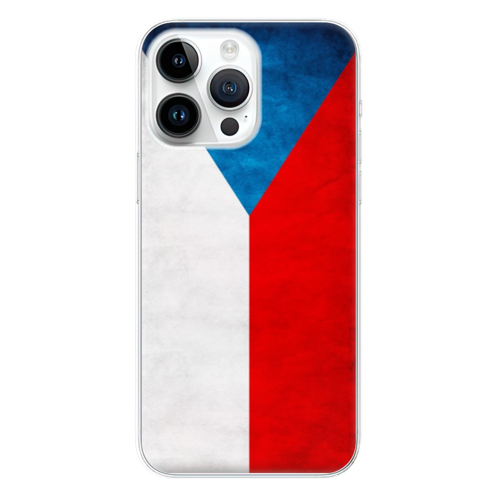 Silikonové odolné pouzdro iSaprio Czech Flag na mobil Apple iPhone 15 Pro Max (Odolný silikonový kryt, obal, pouzdro iSaprio Czech Flag na mobilní telefon Apple iPhone 15 Pro Max)