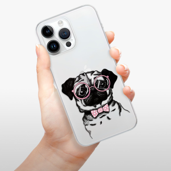 Silikonové pouzdro iSaprio - Apple iPhone 15 Pro Max - The Pug