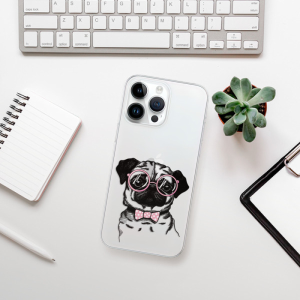 Silikonové pouzdro iSaprio - Apple iPhone 15 Pro Max - The Pug