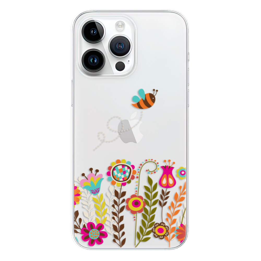 Silikonové odolné pouzdro iSaprio Bee 01 na mobil Apple iPhone 15 Pro Max (Odolný silikonový kryt, obal, pouzdro iSaprio Bee 01 na mobilní telefon Apple iPhone 15 Pro Max)
