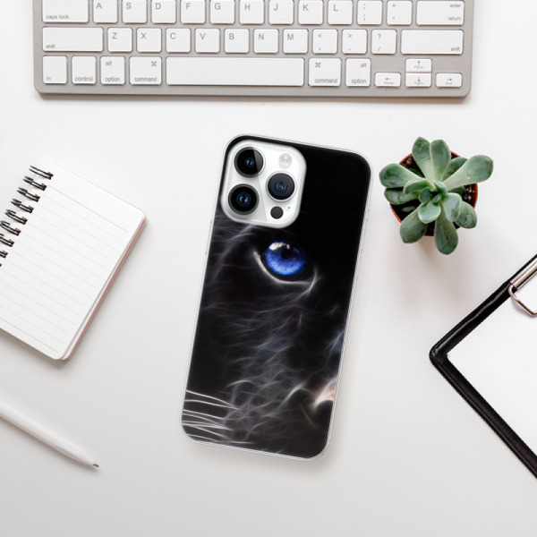 Silikonové pouzdro iSaprio - Apple iPhone 15 Pro Max - Black Puma
