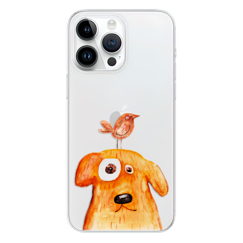 Silikonové odolné pouzdro iSaprio Dog And Bird na mobil Apple iPhone 15 Pro Max (Odolný silikonový kryt, obal, pouzdro iSaprio Dog And Bird na mobilní telefon Apple iPhone 15 Pro Max)