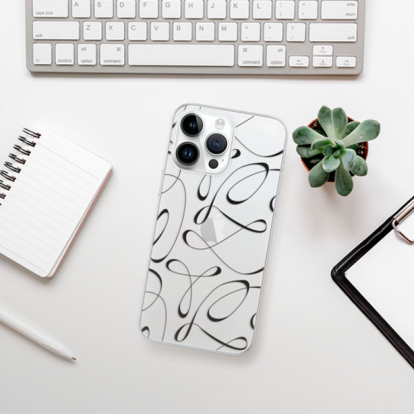 Silikonové pouzdro iSaprio - Apple iPhone 15 Pro Max - Fancy black