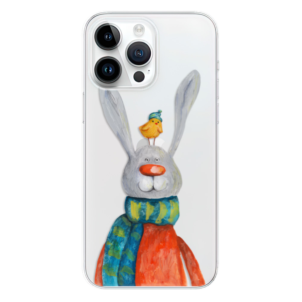 Odolné silikonové pouzdro iSaprio - Rabbit And Bird - iPhone 15 Pro Max