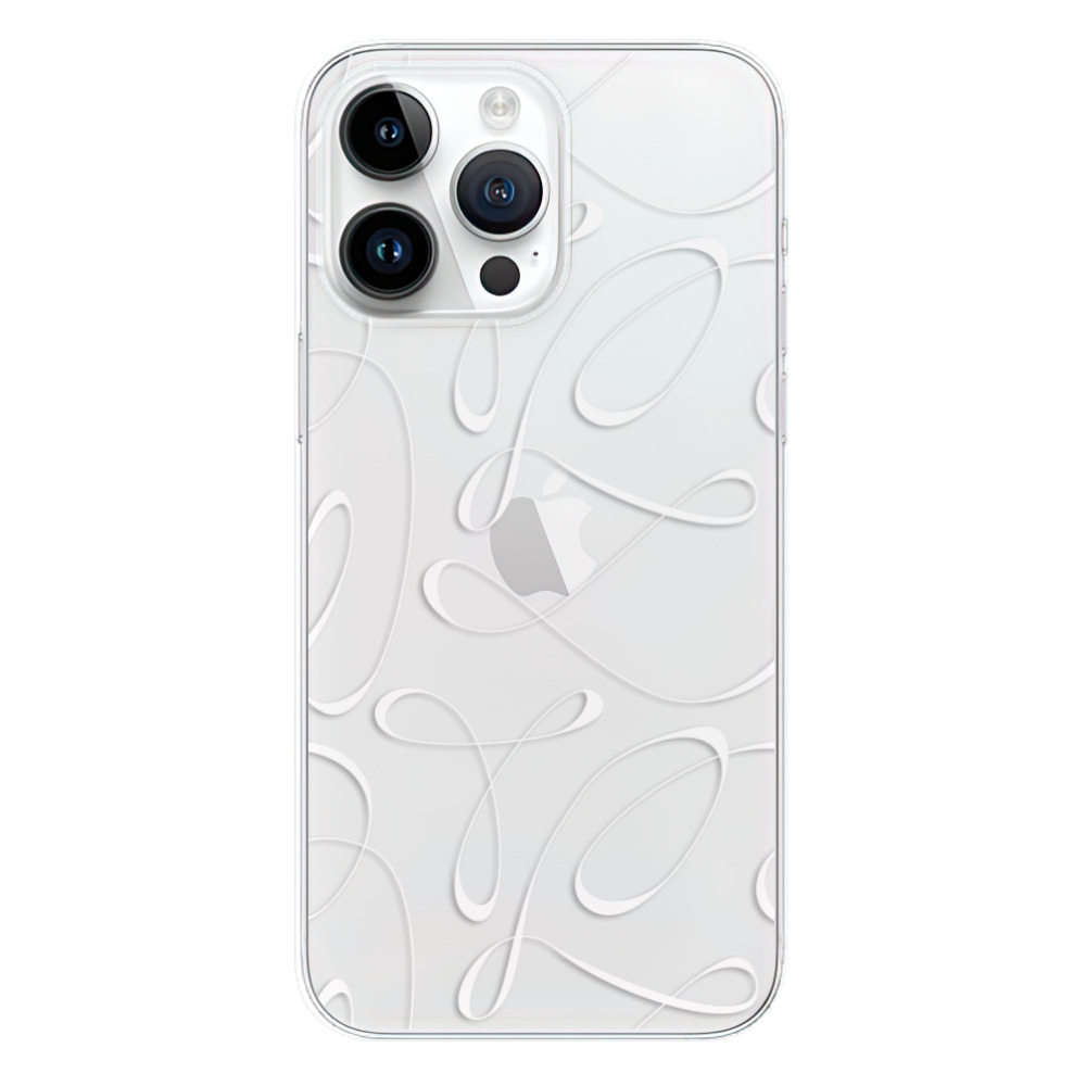 Silikonové odolné pouzdro iSaprio Fancy - white na mobil Apple iPhone 15 Pro Max (Odolný silikonový kryt, obal, pouzdro iSaprio Fancy - white na mobilní telefon Apple iPhone 15 Pro Max)