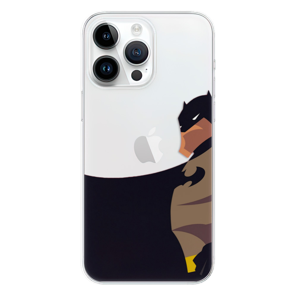 Silikonové odolné pouzdro iSaprio BaT Comics na mobil Apple iPhone 15 Pro Max (Odolný silikonový kryt, obal, pouzdro iSaprio BaT Comics na mobilní telefon Apple iPhone 15 Pro Max)