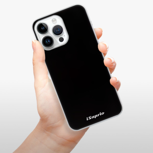 Silikonové pouzdro iSaprio - Apple iPhone 15 Pro Max - 4Pure černé