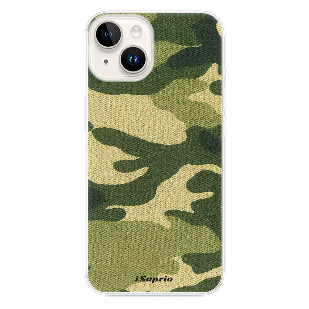 Odolné silikonové pouzdro iSaprio - Green Camuflage 01 - iPhone 15 Plus