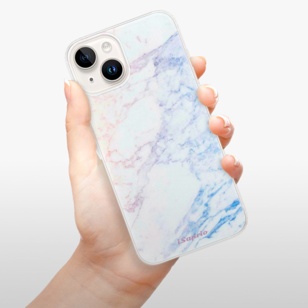Silikonové pouzdro iSaprio - Apple iPhone 15 Plus - Raibow Marble 10