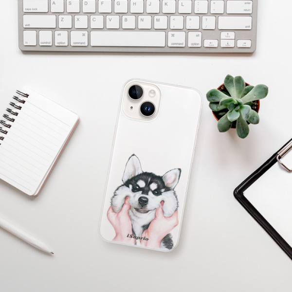 Silikonové pouzdro iSaprio - Apple iPhone 15 Plus - Malamute 01