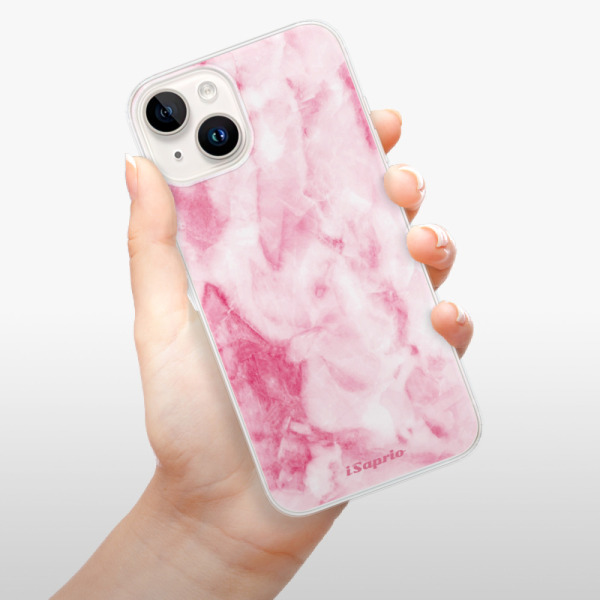 Silikonové pouzdro iSaprio - Apple iPhone 15 Plus - RoseMarble 16