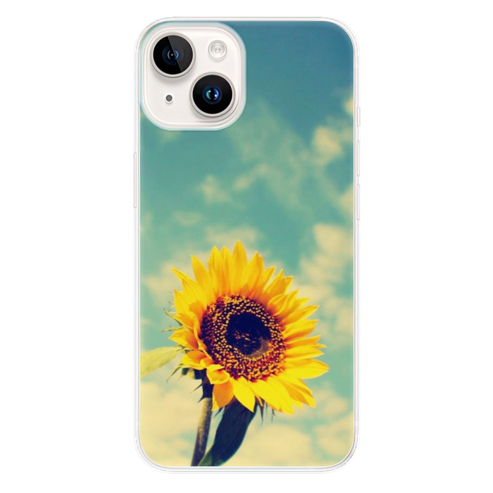 Odolné silikonové pouzdro iSaprio - Sunflower 01 - iPhone 15 Plus