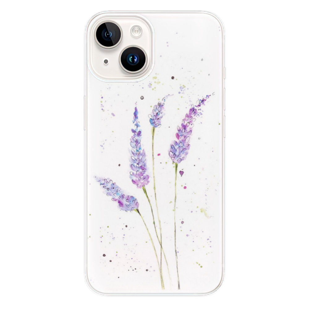 Silikonové odolné pouzdro iSaprio Lavender na mobil Apple iPhone 15 Plus (Odolný silikonový kryt, obal, pouzdro iSaprio Lavender na mobilní telefon Apple iPhone 15 Plus)