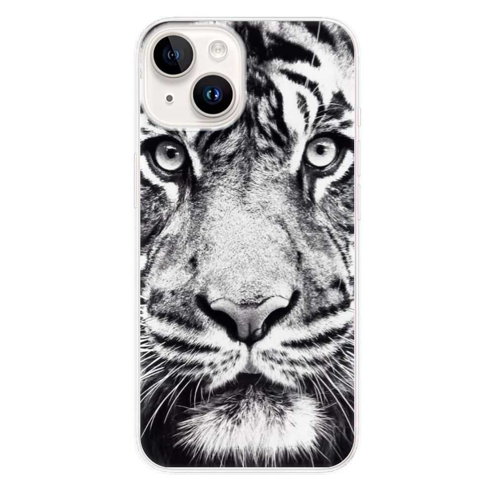 Silikonové odolné pouzdro iSaprio Tiger Face na mobil Apple iPhone 15 Plus (Odolný silikonový kryt, obal, pouzdro iSaprio Tiger Face na mobilní telefon Apple iPhone 15 Plus)
