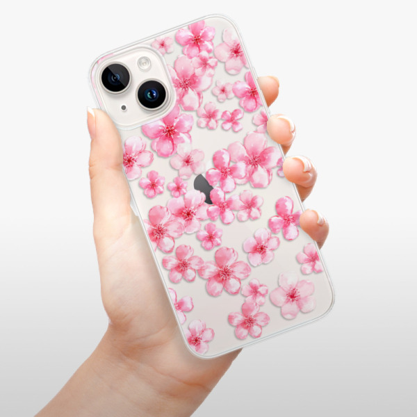 Silikonové pouzdro iSaprio - Apple iPhone 15 Plus - Flower Pattern 05