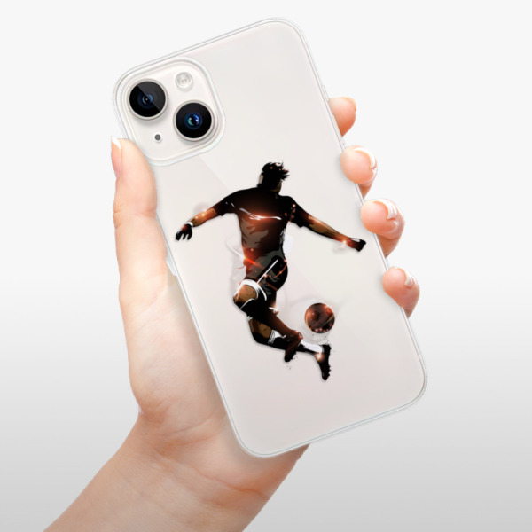 Silikonové pouzdro iSaprio - Apple iPhone 15 Plus - Fotball 01