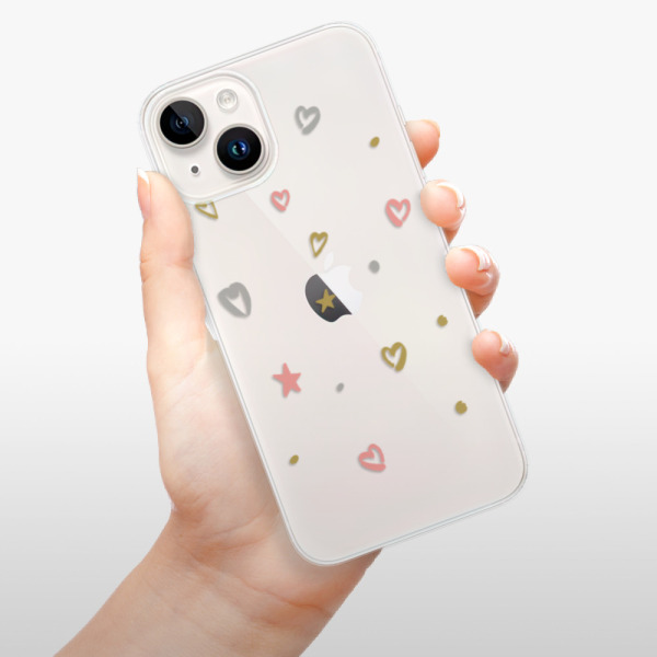 Silikonové pouzdro iSaprio - Apple iPhone 15 Plus - Lovely Pattern