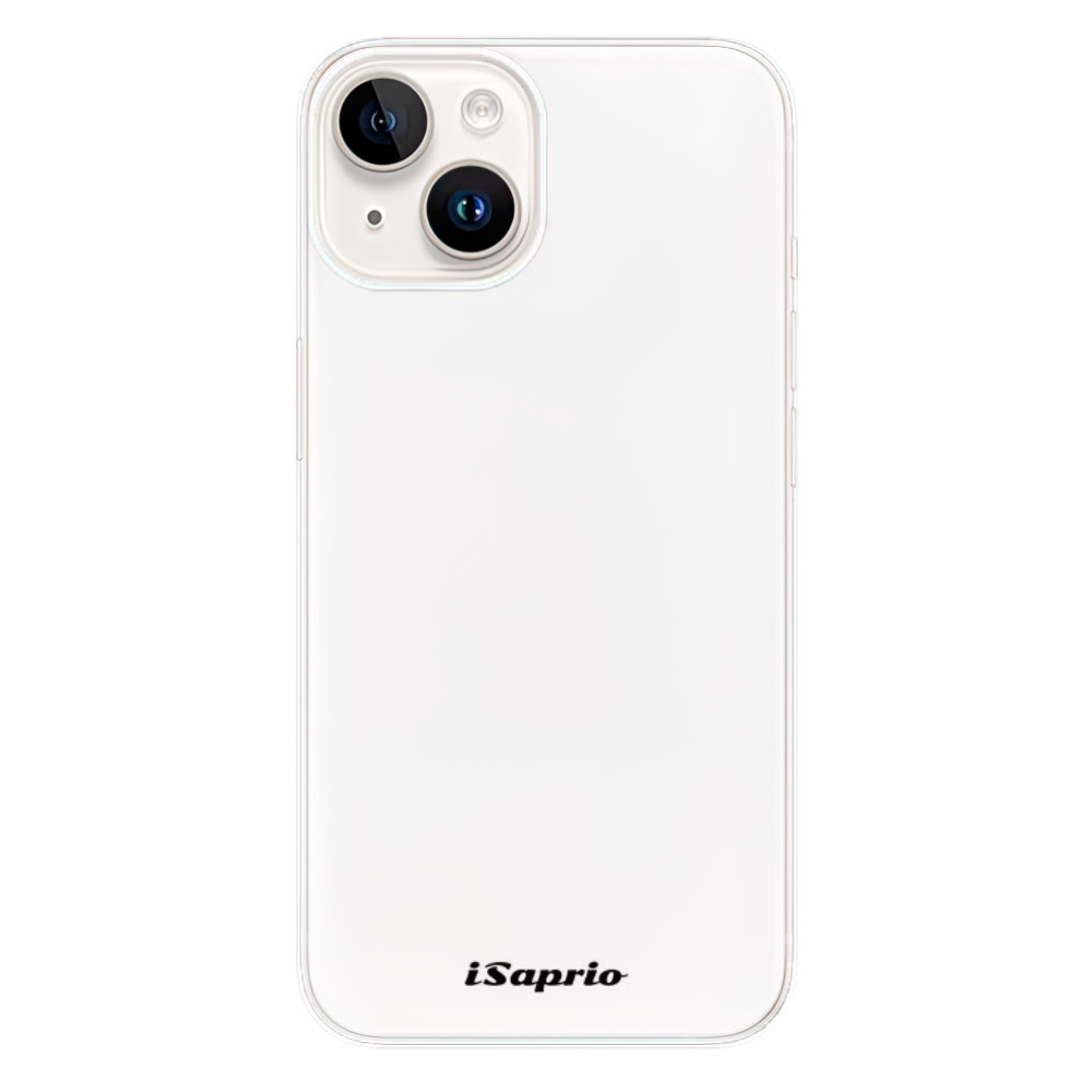 Odolné silikonové pouzdro iSaprio - 4Pure - bílý - iPhone 15 Plus
