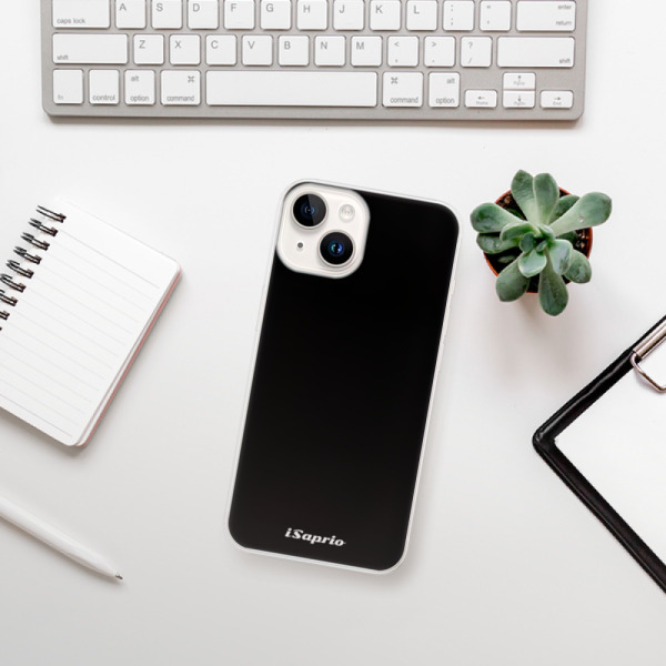 Silikonové odolné pouzdro iSaprio 4Pure - černé na mobil Apple iPhone 15 Plus - VÝPRODEJ