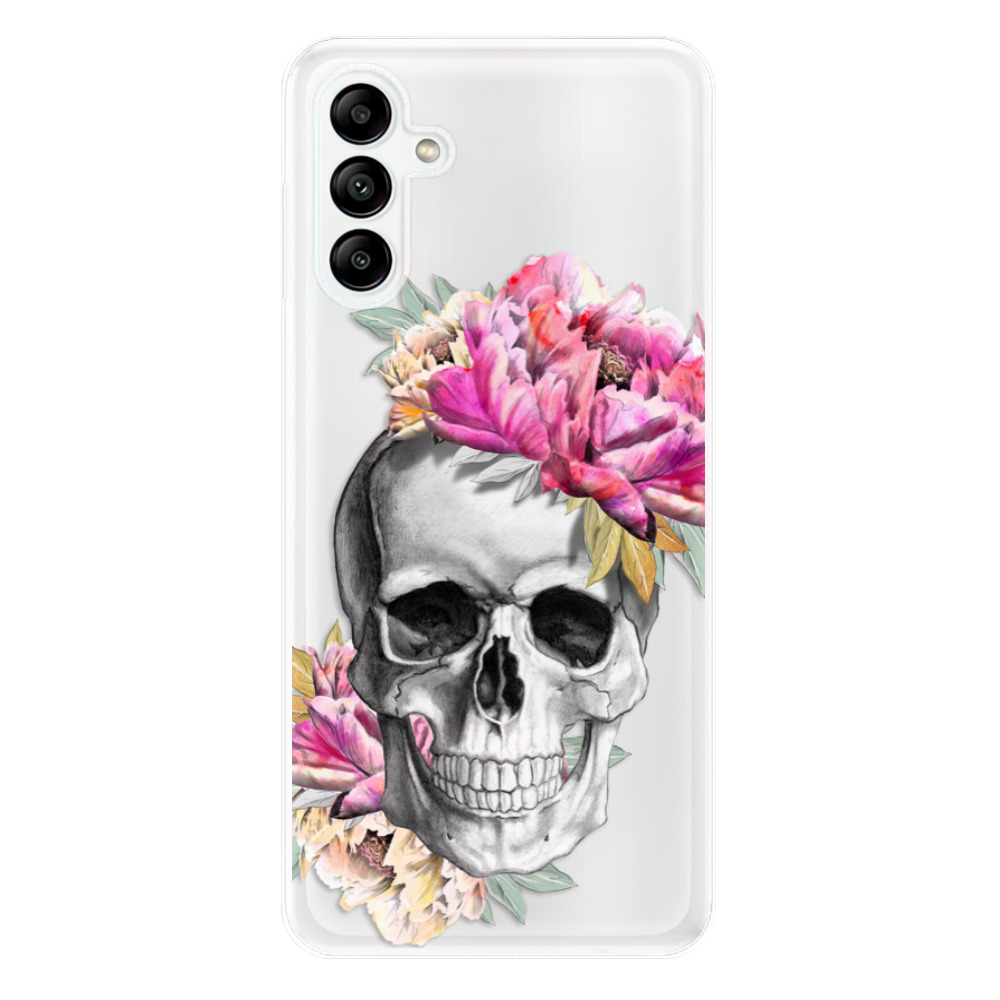 Odolné silikonové pouzdro iSaprio - Pretty Skull - Samsung Galaxy A04s