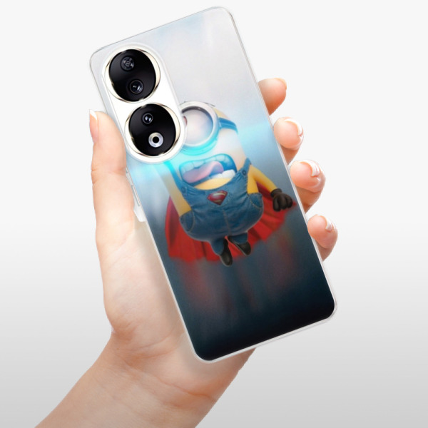 Silikonové pouzdro iSaprio - Honor 90 5G - Mimons Superman 02