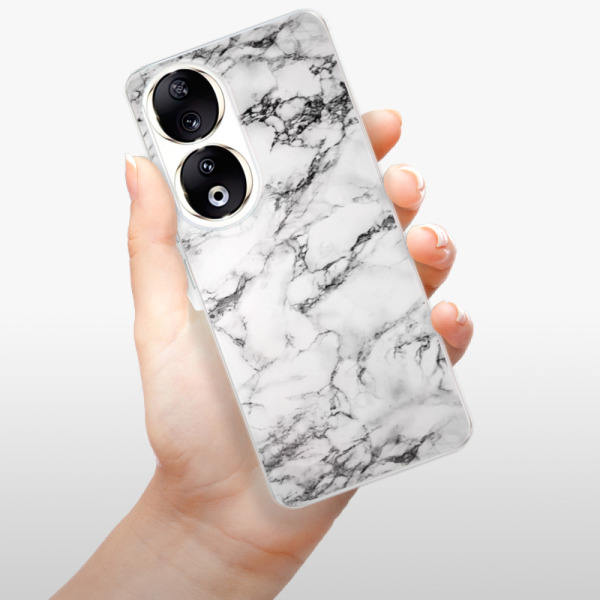 Silikonové pouzdro iSaprio - Honor 90 5G - White Marble 01