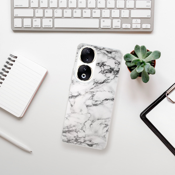 Silikonové pouzdro iSaprio - Honor 90 5G - White Marble 01