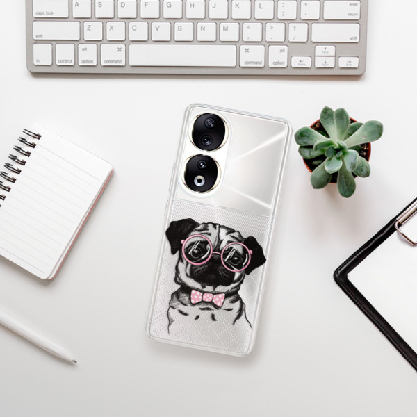 Silikonové pouzdro iSaprio - Honor 90 5G - The Pug