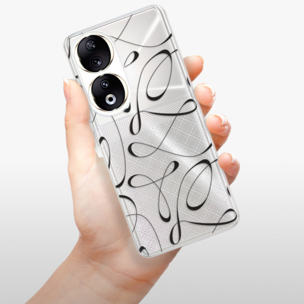 Silikonové pouzdro iSaprio - Honor 90 5G - Fancy black