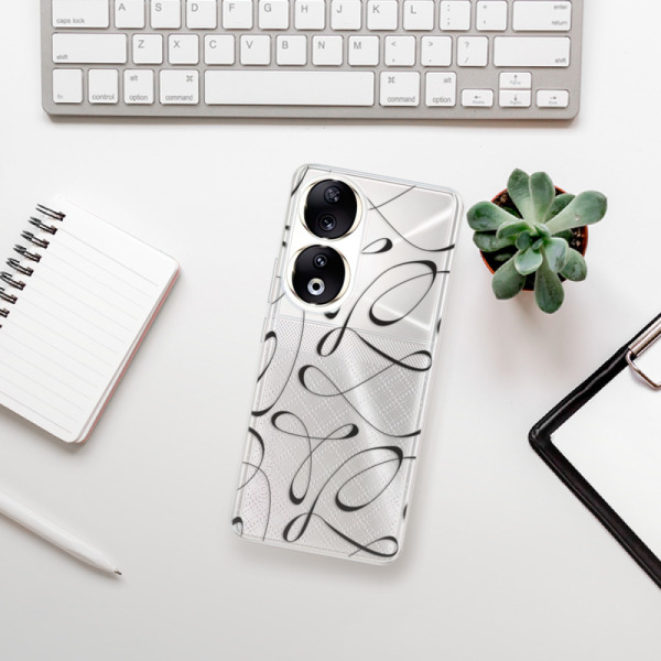 Silikonové pouzdro iSaprio - Honor 90 5G - Fancy black