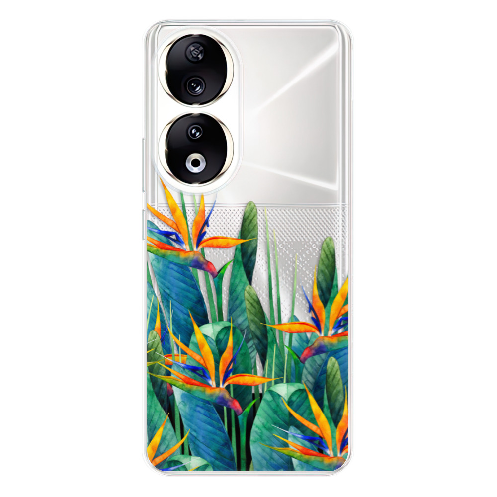 Odolné silikonové pouzdro iSaprio - Exotic Flowers - Honor 90 5G